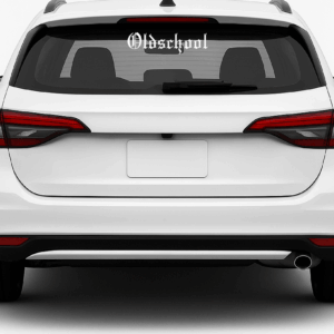 Kfz-Aufkleber Heckscheibe 😏 Oldschool